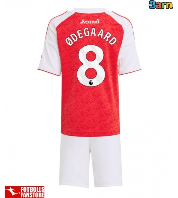 Arsenal Martin Odegaard #8 Hemmatröja Barn 2025-26 Kortärmad (+ Korta byxor)